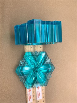 Шкатулка Снежинка р.9-4 см арт 051224 вес 145,6 гр Украшение для интерьера Ручная работа - фото 324917