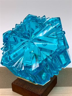 Шкатулка Снежинка р.9-4 см арт 051224 вес 145,6 гр Украшение для интерьера Ручная работа - фото 324921