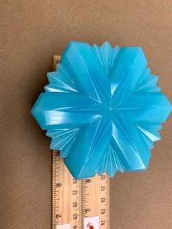 Шкатулка Снежинка р.9-4 см арт 061224 вес 139,76 гр Украшение для интерьера Ручная работа - фото 324924