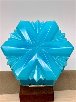 Шкатулка Снежинка р.9-4 см арт 061224 вес 139,76 гр Украшение для интерьера Ручная работа - фото 324929