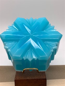 Шкатулка Снежинка р.9-4 см арт 061224 вес 139,76 гр Украшение для интерьера Ручная работа - фото 324930