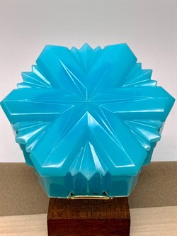 Шкатулка Снежинка р.9-4 см арт 061224 вес 139,76 гр Украшение для интерьера Ручная работа - фото 324933