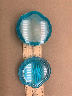 Шкатулка Ракушка р.7,5-3,5 см арт 071224 вес 115,23 гр Украшение для интерьера Ручная работа - фото 324938