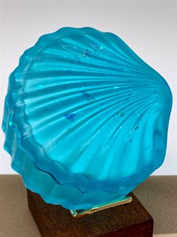 Шкатулка Ракушка р.7,5-3,5 см арт 071224 вес 115,23 гр Украшение для интерьера Ручная работа - фото 324941