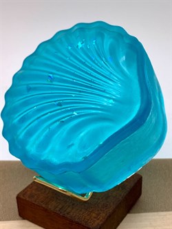 Шкатулка Ракушка р.7,5-3,5 см арт 071224 вес 115,23 гр Украшение для интерьера Ручная работа - фото 324942