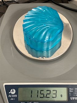 Шкатулка Ракушка р.7,5-3,5 см арт 071224 вес 115,23 гр Украшение для интерьера Ручная работа - фото 324943