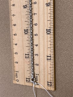 *Цепь р.45 Точка-Тире Перлина фантазийная шарики цилиндры арт. 5530R150L45-566, (Вес 3,1 г) - фото 325032