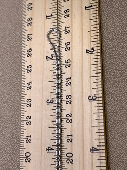 *Цепь р.55 Точка-Тире Перлина фантазийная шарики цилиндры арт. 5530R150L55-581, (Вес 3,7 г) - фото 325072