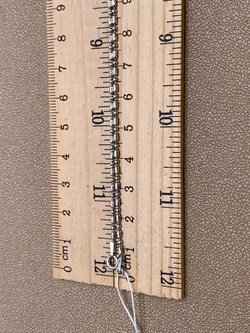 *Цепь р.55 Точка-Тире Перлина фантазийная шарики цилиндры арт. 5530R150L55-581, (Вес 3,7 г) - фото 325073