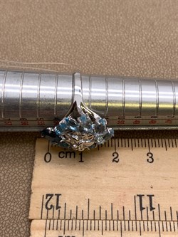 *Кольцо р.17 Голубой Топаз цв Белое арт. 01-2-287-21-209 вес 3,13 г - фото 325248 *Кольцо р.17 Голубой Топаз цв Белое арт. 01-2-287-21-209 вес 3,13 г - фото 325248