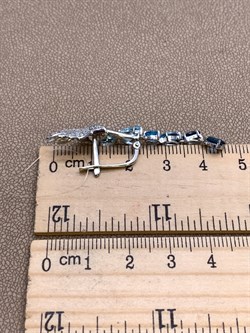 *Серьги Колибри Голубой Топаз Лондон цв Белое арт. 02-2-290-21-220 вес 6,76 г - фото 325265 *Серьги Колибри Голубой Топаз Лондон цв Белое арт. 02-2-290-21-220 вес 6,76 г - фото 325265