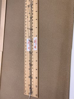 *Цепь р.120 Перлина шарики гладкие арт. 280011R100L120-843  (Вес 6 г) - фото 325285