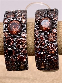 *Серьги Коньячный Фианит Микро Вставки арт. SL-E00324-X-WB-DB-X-DB-479 вес 4,3 г - фото 325653 *Серьги Коньячный Фианит Микро Вставки арт. SL-E00324-X-WB-DB-X-DB-479 вес 4,3 г - фото 325653