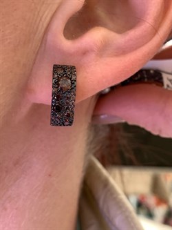 *Серьги Коньячный Фианит Микро Вставки арт. SL-E00324-X-WB-DB-X-DB-479 вес 4,3 г - фото 325657 *Серьги Коньячный Фианит Микро Вставки арт. SL-E00324-X-WB-DB-X-DB-479 вес 4,3 г - фото 325657