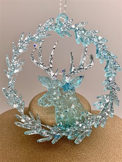 Северный Олень арт 281124 вес 18,42 гр Украшение для интерьера Ручная работа - фото 325689