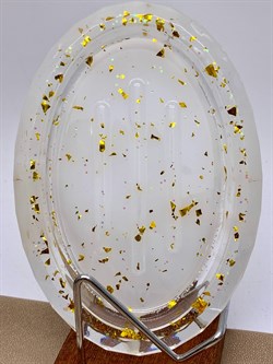 Мойдодыр Мыльница Поталь арт 221224 вес 144,35 гр Украшение для интерьера Ручная работа - фото 325802