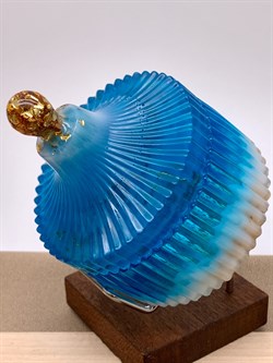 Шкатулка  Купол р.8-9,5 см Украшение для интерьера арт 241224 Ручная работа вес 154,05 гр - фото 326025