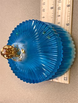 Шкатулка  Купол р.8-9,5 см Украшение для интерьера арт 241224 Ручная работа вес 154,05 гр - фото 326028