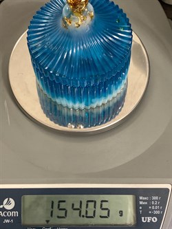 Шкатулка  Купол р.8-9,5 см Украшение для интерьера арт 241224 Ручная работа вес 154,05 гр - фото 326029