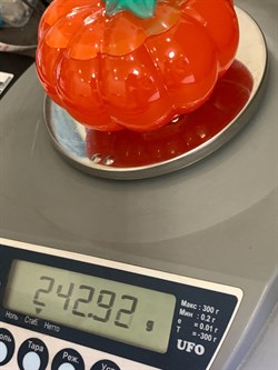 Шкатулка Тыква Украшение для интерьера арт 301224 Ручная работа вес 242,92 гр - фото 326065