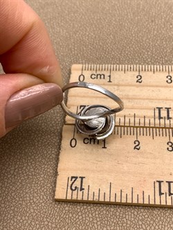 *Кольцо р.16,5 Черный Жемчуг д.7,5*8мм арт. 1.0821.0.b-857 Вес 2,09 г - фото 326097