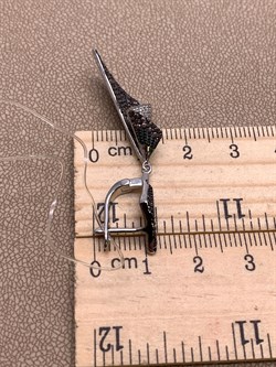 *Серьги Микс Коньячный Фианит Микро Вставки арт. MP-E00981-X-WB-DB-X-W-661 вес 7,9 г - фото 326370