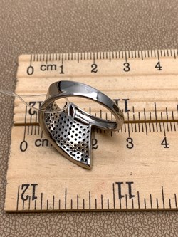 *Кольцо р.18,5 Коньячный Фианит Микро Вставки арт. CZ-R1330-2-X-WB-BR-X-BR-233 вес 4,8 г - фото 326387