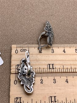 *Серьги Марказит арт. HE1129-296 Вес 8.7 г - фото 326425 *Серьги Марказит арт. HE1129-296 Вес 8.7 г - фото 326425