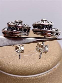 *Пусеты Марказит арт. HE650-300 Вес 6,1 г - фото 326460 *Пусеты Марказит арт. HE650-300 Вес 6,1 г - фото 326460