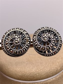 *Пусеты Марказит арт. HE650-300 Вес 6,1 г - фото 326461 *Пусеты Марказит арт. HE650-300 Вес 6,1 г - фото 326461