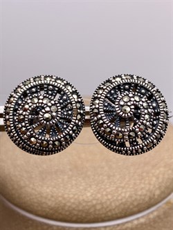 *Пусеты Марказит арт. HE650-300 Вес 6,1 г - фото 326462 *Пусеты Марказит арт. HE650-300 Вес 6,1 г - фото 326462