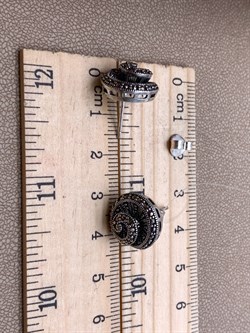 *Пусеты Марказит арт. HE650-300 Вес 6,1 г - фото 326465 *Пусеты Марказит арт. HE650-300 Вес 6,1 г - фото 326465