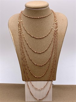 *Шейное украшение р.40-45 Сингапур 7 рядов арт. 8100480-С881-01-438 Вес 11,36 г - фото 326506 *Шейное украшение р.40-45 Сингапур 7 рядов арт. 8100480-С881-01-438 Вес 11,36 г - фото 326506