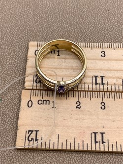 *Кольцо р.19 Танзанит цв Лимонное арт 1-308456-00-31-913 (вес 3,34 г) - фото 326531