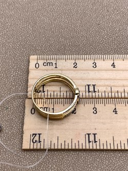 *Кольцо р.19 Танзанит цв Лимонное арт 1-308456-00-31-913 (вес 3,34 г) - фото 326532