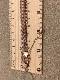 *Шейное украшение р.45-50 Якорь Якорь 6 рядов арт. 8100469-С881-01-(45-50)-376 Вес 9,7 г - фото 326607 *Шейное украшение р.45-50 Якорь Якорь 6 рядов арт. 8100469-С881-01-(45-50)-376 Вес 9,7 г - фото 326607
