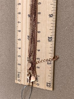 *Шейное украшение р.50-55 Якорь Якорь 6 рядов арт. 8100469-С881-01-(50-55)-366 Вес 10,9 г - фото 326619 *Шейное украшение р.50-55 Якорь Якорь 6 рядов арт. 8100469-С881-01-(50-55)-366 Вес 10,9 г - фото 326619