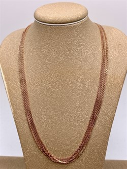 *Шейное украшение р.50-55 Якорь Якорь 6 рядов арт. 8100469-С881-01-(50-55)-366 Вес 10,9 г - фото 326624 *Шейное украшение р.50-55 Якорь Якорь 6 рядов арт. 8100469-С881-01-(50-55)-366 Вес 10,9 г - фото 326624