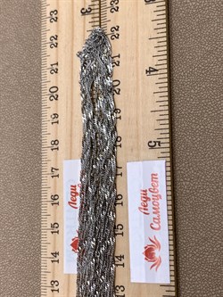 *Шейное украшение р.45-50 Сингапур 7 рядов арт. 8100473-С888-01-(45-50)-400 Вес 9,53 г - фото 326709