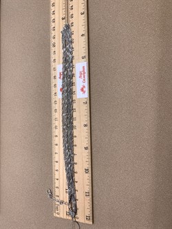 *Шейное украшение р.45-50 Сингапур 7 рядов арт. 8100473-С888-01-(45-50)-400 Вес 9,53 г - фото 326711