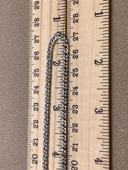 *Цепь р.55 Двойной ромб арт. ЦР260СА6гР-С888-882 Вес 8,5 г - фото 326943