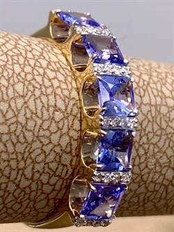 *Кольцо р.17 Танзанит цв Лимонное арт 1-308387-00-31-834 (вес 2,28 г) - фото 326968