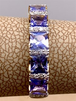 *Кольцо р.17 Танзанит цв Лимонное арт 1-308387-00-31-834 (вес 2,28 г) - фото 326969