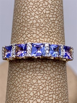 *Кольцо р.17 Танзанит цв Лимонное арт 1-308387-00-31-834 (вес 2,28 г) - фото 326971