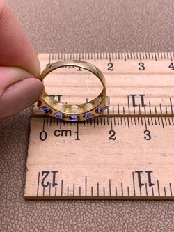 *Кольцо р.17 Танзанит цв Лимонное арт 1-308387-00-31-834 (вес 2,28 г) - фото 326973