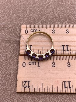 *Кольцо р.17 Танзанит цв Лимонное арт 1-308387-00-31-834 (вес 2,28 г) - фото 326974