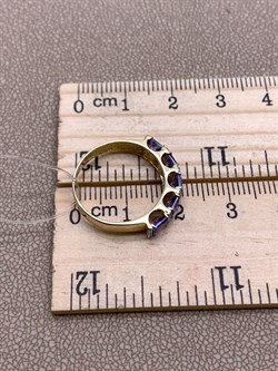 *Кольцо р.17 Танзанит цв Лимонное арт 1-308387-00-31-834 (вес 2,28 г) - фото 326976