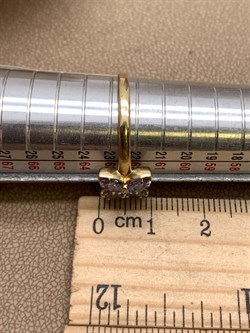 *Кольцо р.20 Танзанит цв Лимонное арт 1-308425-00-31-167 (вес 1,79 г) - фото 326978