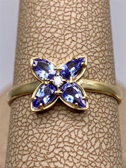 *Кольцо р.20 Танзанит цв Лимонное арт 1-308425-00-31-167 (вес 1,79 г) - фото 326983