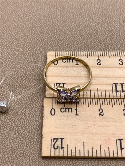 *Кольцо р.20 Танзанит цв Лимонное арт 1-308425-00-31-167 (вес 1,79 г) - фото 326986